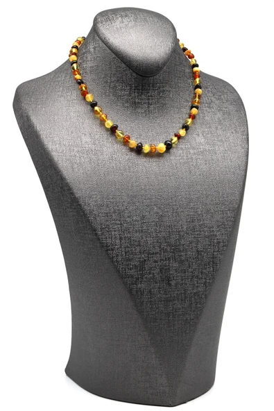 Damla Kehribar Bebek Diş Kolye - 32 cm - Resim 2