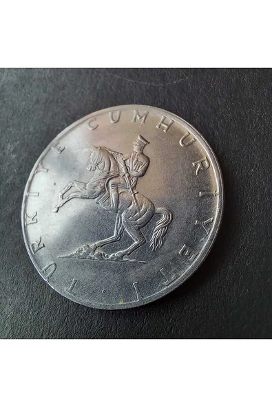 Escoines Koleksiyon 39963680e9a7db9391 1977 akmonital Mızrak Yele/Nadir Erörlü Hatalı ÇİL eski para - 3