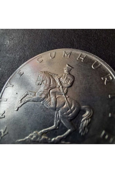 Escoines Koleksiyon 39963680e9a7db9391 1977 akmonital Mızrak Yele/Nadir Erörlü Hatalı ÇİL eski para - 5