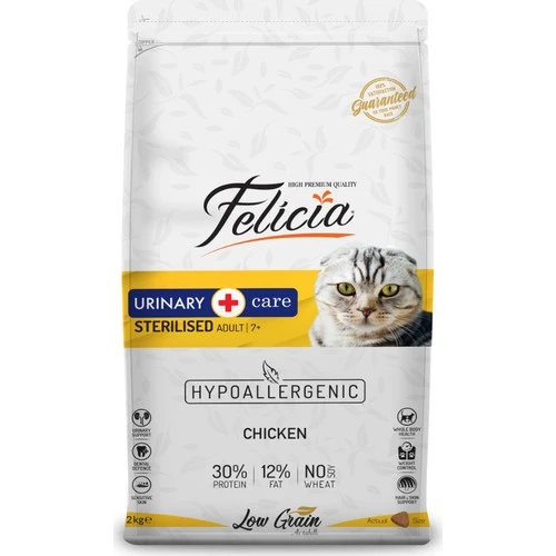 Felicia Tavuklu Kısırlaştırılmış Yetişkin Kedi Maması 2 Kg