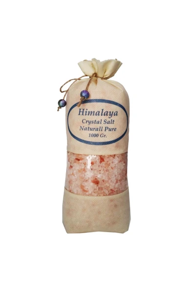 Tuzu Granül Iri Taneli Açık Pembe 1 kg Orijinal Bez Torba