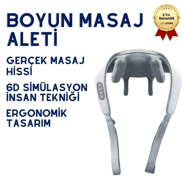 İnsan Eli Hissi Veren Şarjlı Masaj Aleti – Ovmalı, Boyun, Sırt Ve Bacak Masaj Cihazı ürün görseli 1