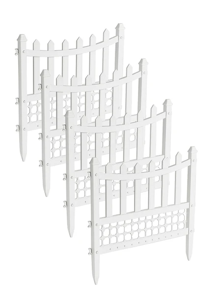 Elit Plastik Bahçe Çiti 4'lü Set 55x40 Cm - 9