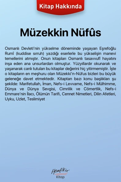 Müzekkin Nüfus | Eşrefoğlu Rumi - 2