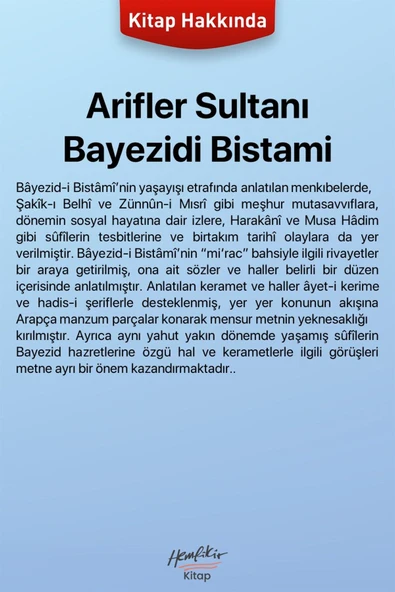 Arifler Sultanı Bayezidi Bistami | Düstürül Cumhur | Ahmed B. Hüseyin El-Harakani - Resim 2