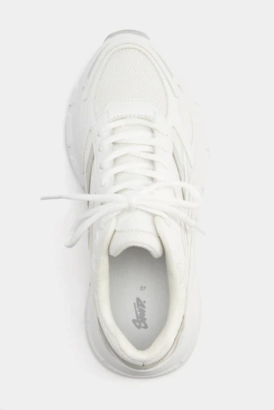 Pull & Bear Koşu ayakkabısı Beyaz - Resim 3