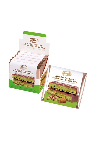 BOLÇİ 100 GR ANTEP FISTIKLI KADAYIF DOL.SÜT.ÇİKOLATA