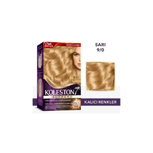 Koleston Supreme Set Boya 9/0 Sarı - 2