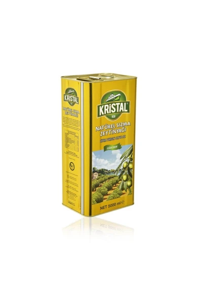 Kristal Yumuşak Doğal Natürel Sızma Zeytinyağı 5 lt - 2