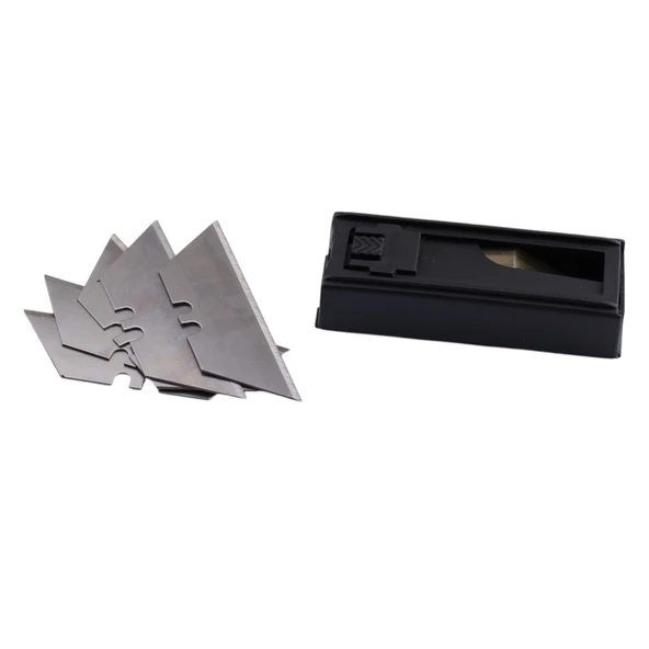 Çok Amaçlı Metal Maket Bıçak Halı Bıçağı Maket Bıçağı 5 Adet Yedek Bıçak Küçük Değiştirilebilir - 7