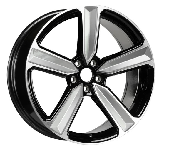 EMR-S1015-01 8x18" -5x112 ET35 66.45 DEEP BLACK SILVER DIAMOND Jant (4 Adet)