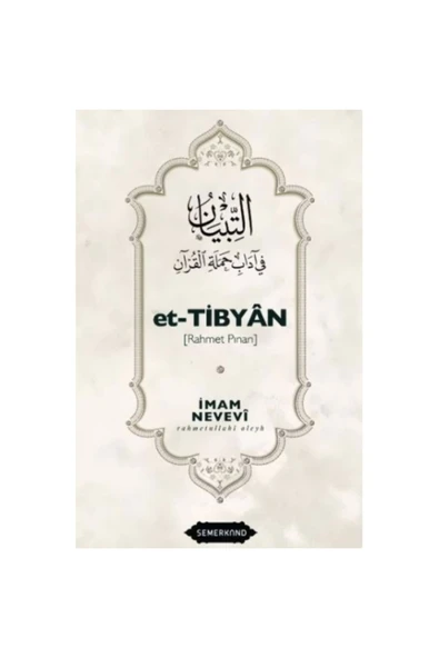 Et-Tibyan | Rahmet Pınarı | İmam Nevevi ürün görseli 1