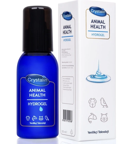 Crystalin Hydrogel Animal Health 100 ML ( Yara Bakım Solüsyonu ve Dezenfektan )
