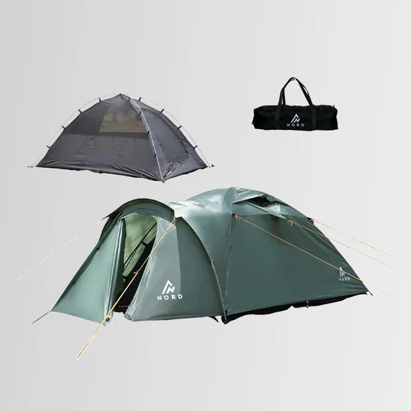 Orcamp OUT - 3000 Nord Çantalı 2 Kişilik Kamp Çadırı