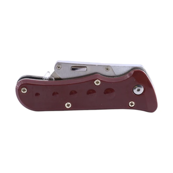 Çok Amaçlı Metal Maket Bıçak Halı Bıçağı Maket Bıçağı 5 Adet Yedek Bıçak Küçük Değiştirilebilir - 6