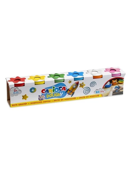 Carioca Oyun Hamuru 6 Renk x 110 Gr.