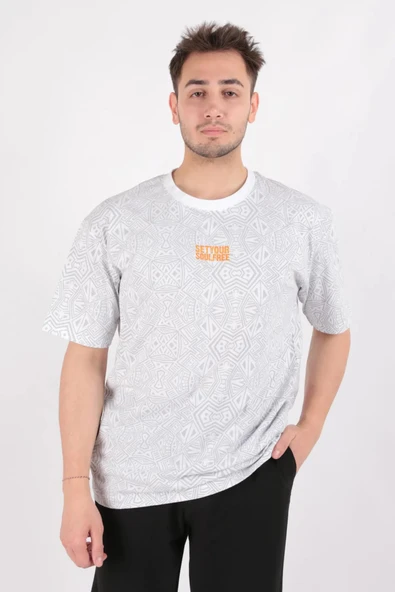 Cazador 4176 Erkek Bisiklet Yaka T-shirt