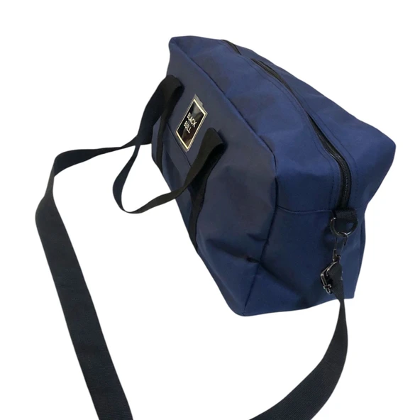 Lacivert Renk Fit Spor Çanta Valiz Su Geçirmez Gizli Fermuarlı - 2