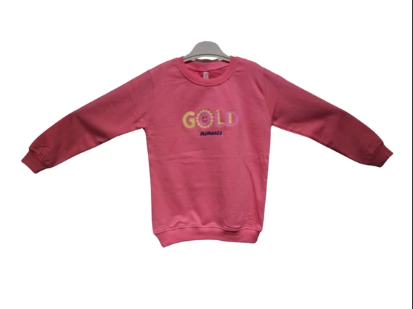 GOLD NAKIŞLI KIZ SWEATSHIRT