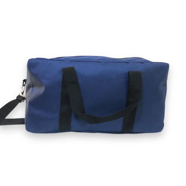 Lacivert Renk Fit Spor Çanta Valiz Su Geçirmez Gizli Fermuarlı - 6