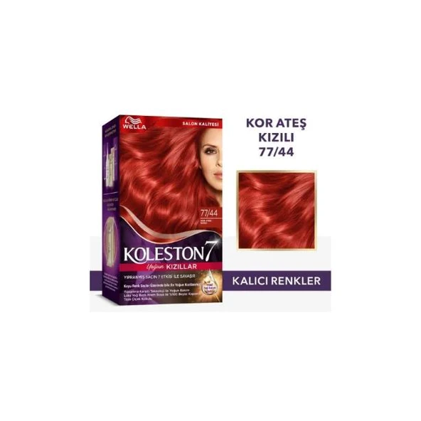 Koleston Supreme Set Boya 77/44 Kor Ateş Kızılı - 2