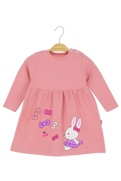 Kız Bebek Elbise Tavşanlı - 2