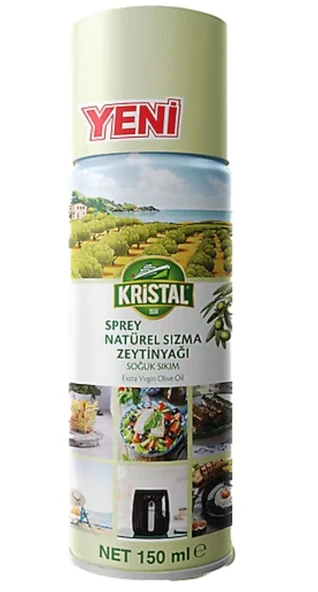 Kristal Natürel Sızma Zeytinyağı Sprey 150 ml
