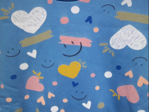 KALP BASKILI KIZ SWEATSHIRT - 2