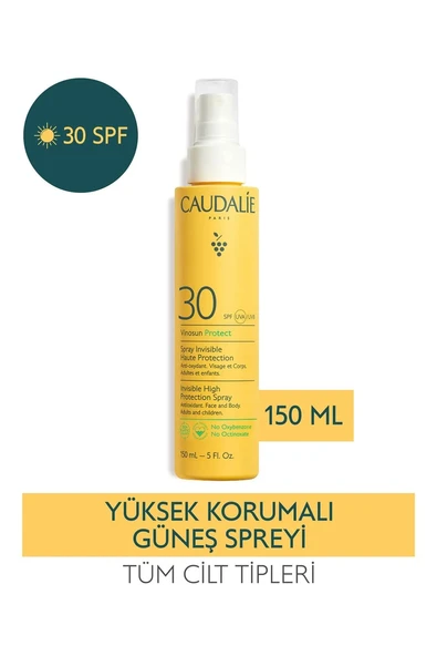 Caudalie Vinosun Protect Yüksek Koruma Sağlayan Güneş Spreyi SPF30 150 ml