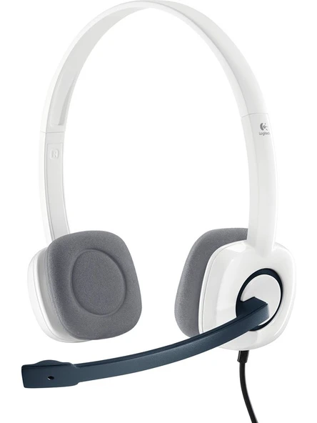 Logitech H150 Kablolu Stereo Kulaklık - Beyaz - 3