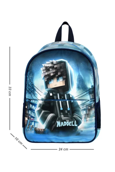 Waddell Lisanslı Roblox Temalı Anaokul Kreş Sırt Çantası 25504