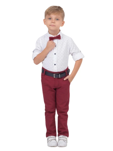 ÇİÇEKLİ GÖMLEKLİ ERKEK TAKIM - 2