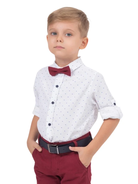 ÇİÇEKLİ GÖMLEKLİ ERKEK TAKIM - 3