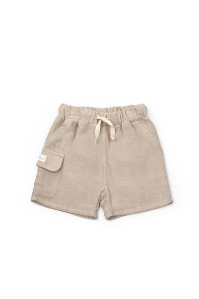 Bebek Kısa Kollu Tişört ve Pantolon Takımı, %100  Pamuk, Bebek ve Yenidoğan Serisi - CSYM7104 - 6