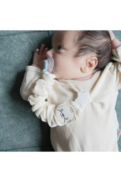 Babyjem Bürümcüklü Emzik Tutacağı Somon - Resim 7