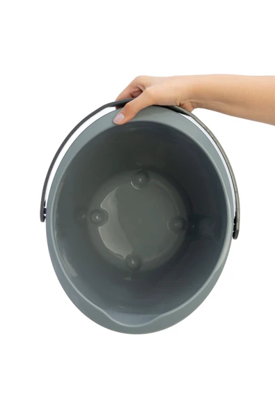 Babyjem Elegant Bebek Su Kovası Gri ( 11 Litre ) - Resim 2