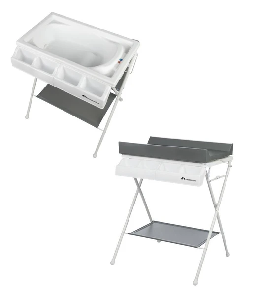 Bebeconfort Bellis Küvet ve Alt Değiştirme Masası Mineral Gray