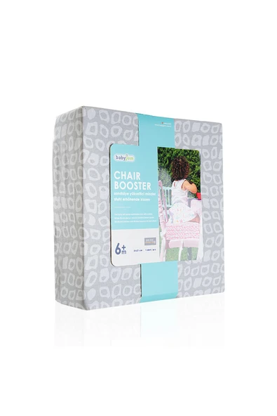 Babyjem Sandalye Yükseltici Minder Geometrik Desen - Gri - Resim 8