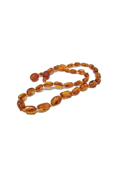 Babyjem Kehribar Bebek Kolyesi 587 Koyu Bej - 2