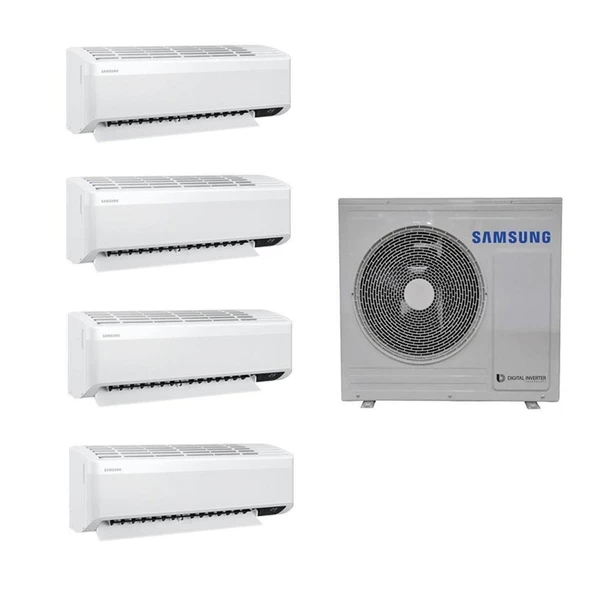 Samsung Wind Free Multi 1+4 Sistem (AJ100TXJ5KH/EA) 7+12+18+18 Btu 10 kw Dış Ünite