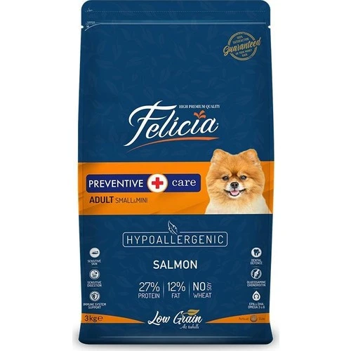 Felicia Somonlu Yetişkin Small/Mini Köpek Maması 3 Kg