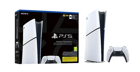 Sony PS5 Slim Digital Edition 1 TB SSD Oyun Konsolu - Garantili