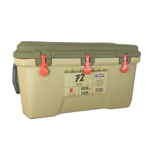 Freeze Peak Maxcold Contour 153 QT Soğutucu Buzluk 145 Litre - Yeşil