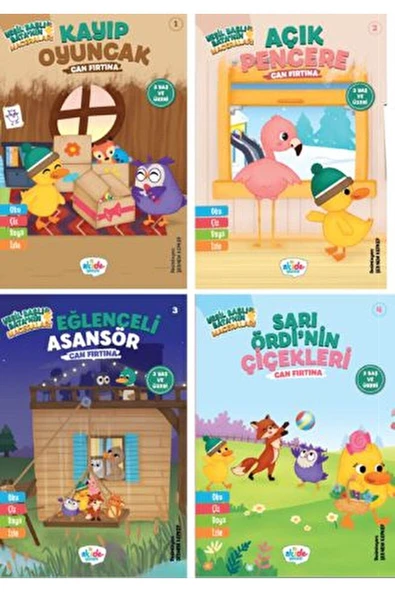 Yeşil Başlı Bata'nın Maceraları Serisi 4 Kitap | Can Fırtına