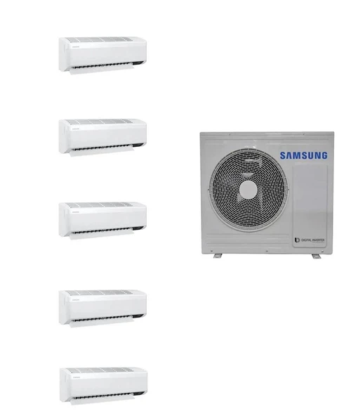 Samsung Wind Free Multi 1+5 Sistem (AJ100TXJ5KH/EA) 7+7+7+7+24 Btu 10 kw Dış Ünite ürün görseli