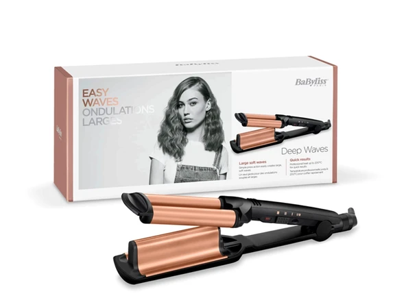 BaByliss W2447E Deep Waves Siyah Su Dalgası Saç Maşası - 2