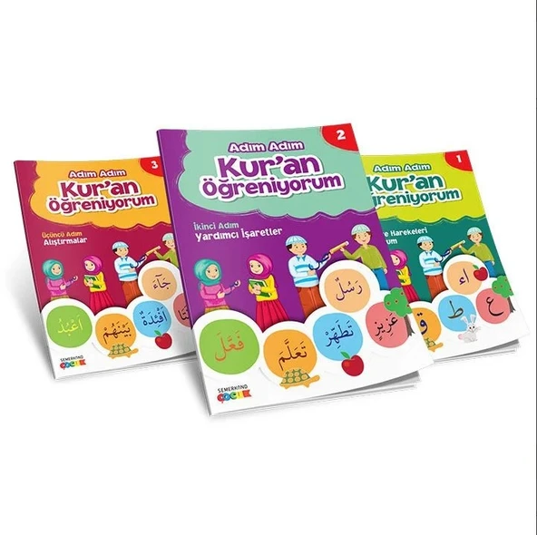 Adım Adım Kuran Öğreniyorum 3 Kitap | Öznur Yavaş | Nevin Karataş