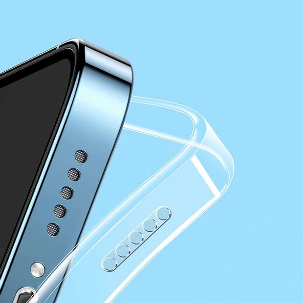 iPhone 13 Pro Max Kılıf Şeffaf Sert PC Vayt Kapak - Resim 10