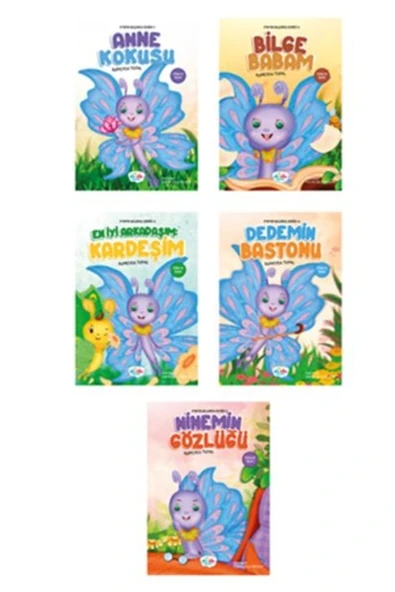 Pırpır Kelebek Serisi | 5 Kitap Set | Rumeysa Topal