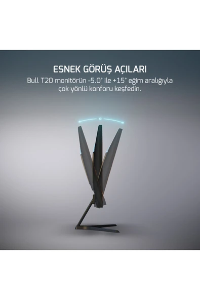 Gamepower 27'' Bull T20 Flat Fast IPS 180Hz 0.5ms FHD Gaming Monitör - 6